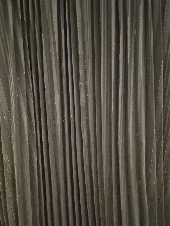 Adelyn Rae Navy Ruffled V‑Neck Pleated Maxi Dress - Picture 3 of 12